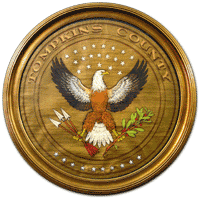 Tompkins County Seal, displayed in the Board Chambers